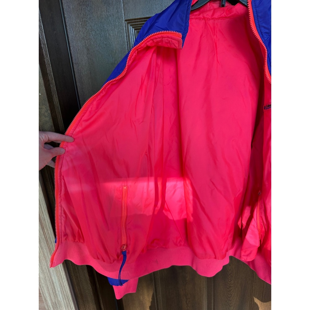 VTG 90s Columbia Reversible Thinsulate Insulated Ski Full Zip Coat Jacket XL - Picture 8 of 8